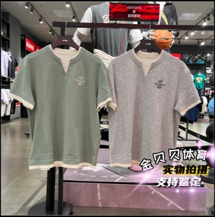 运动时尚 李宁短袖 系列圆领休闲T恤ATSW399 男士 新款 文化衫 2026春季