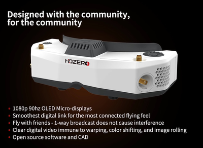 HDZERO HDzero Goggle 2 FPV高清眼镜 hdzero眼镜 支持高清和模拟