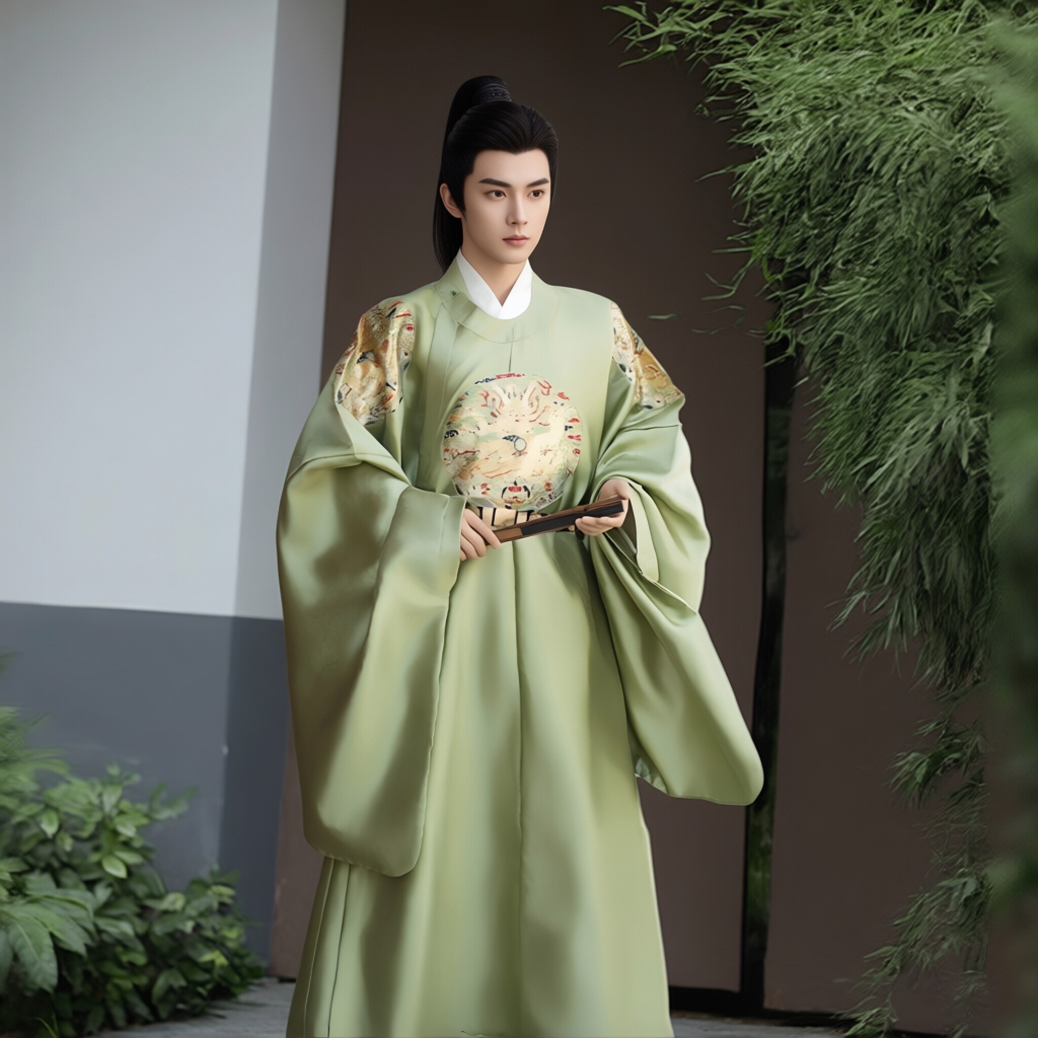 【云龙】汉服明制圆领袍官服补服暗纹提花圆补男女中国风礼服婚服