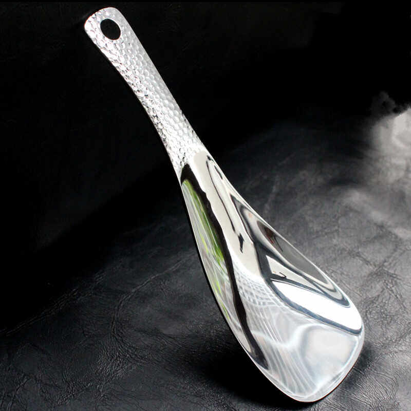 加厚高档锤纹柄304不锈钢饭勺大号家用盛饭勺铲子电饭煲专用饭铲