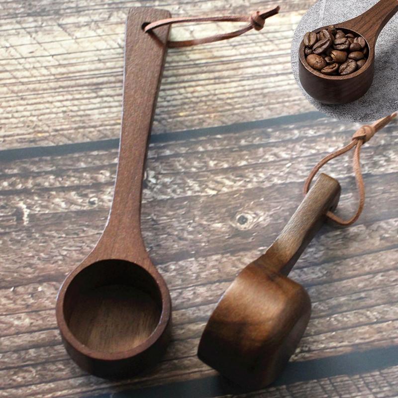 黑胡桃木量勺奶粉勺子木质计量匙