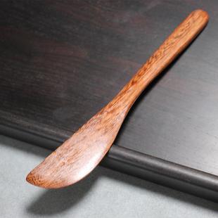 高档鸡翅木黄油刀木质西餐刀奶酪吐司面包果酱刀面膜调拌涂抹工具