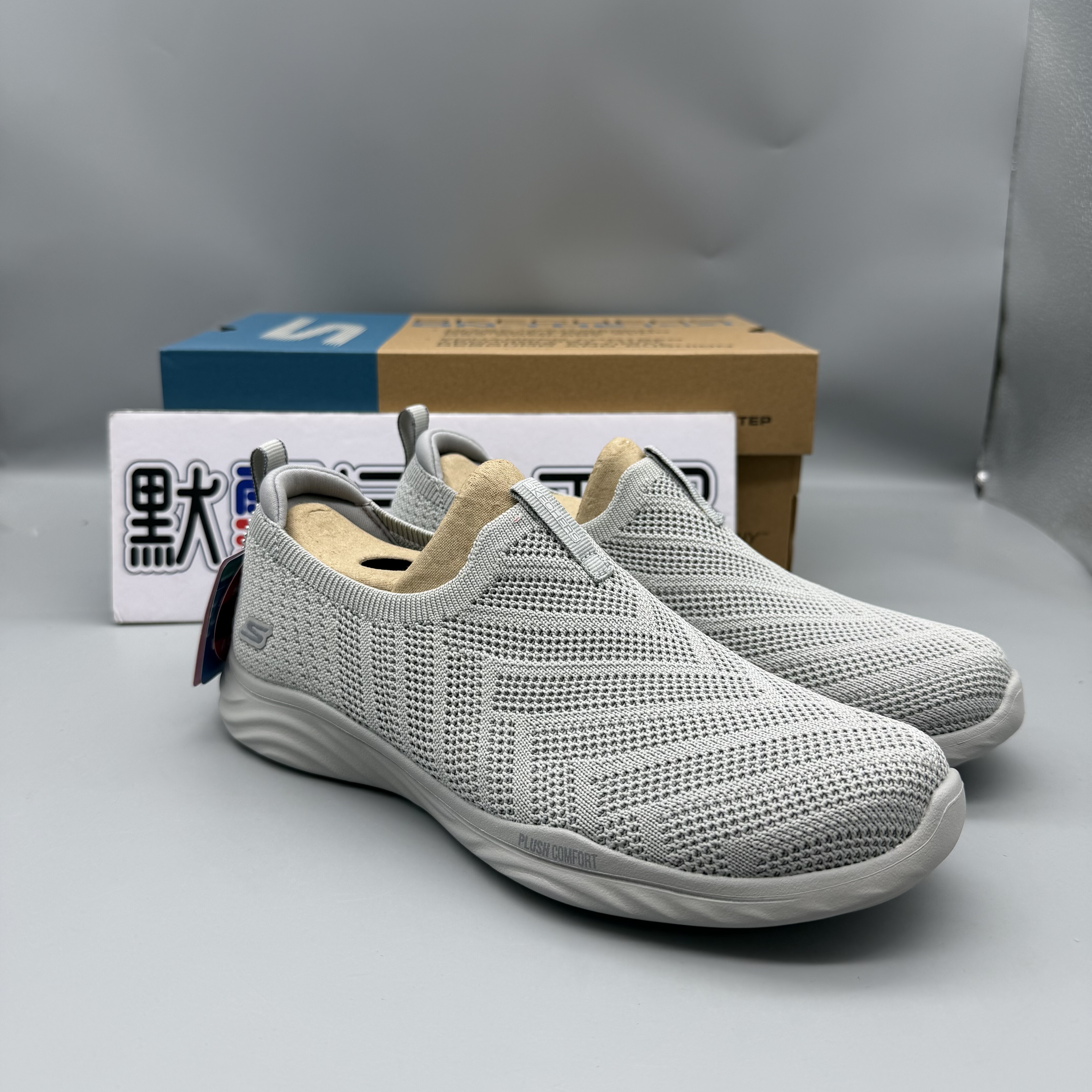 Skechers 斯凯奇一脚蹬女鞋简约休闲网面运动休闲鞋懒人鞋137062