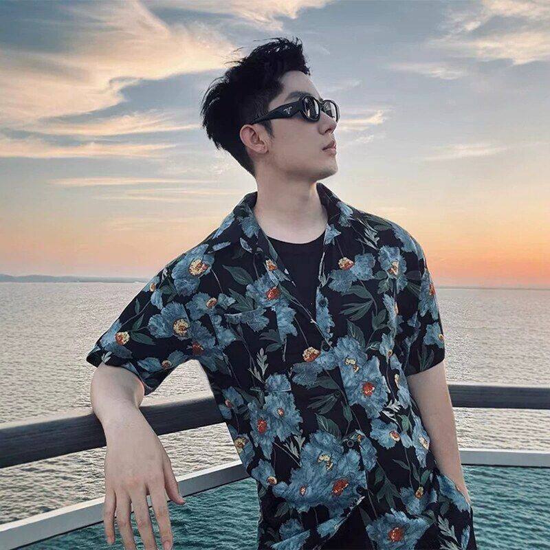 松弛感痞冰丝度假风夏威夷搭穿