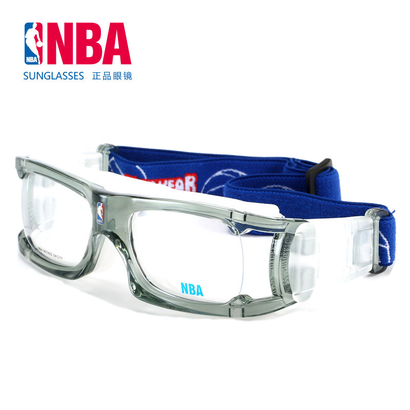 正品NBA赛场专用篮球镜足球排球近视护目运动防雾防护眼镜NBA907
