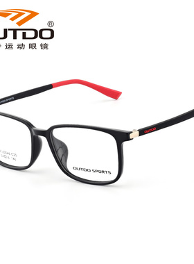 正品高特运动近视眼镜男女度数可配散光成品眼镜框全框镜架62046