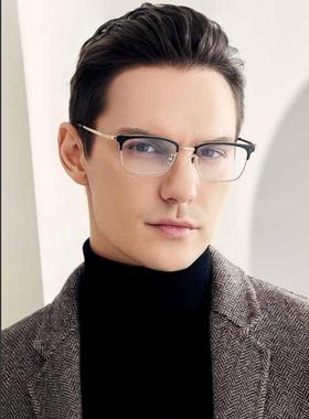 SBPRC圣大保罗POLO近视眼镜框架男全方框23245钛合金属半框23246