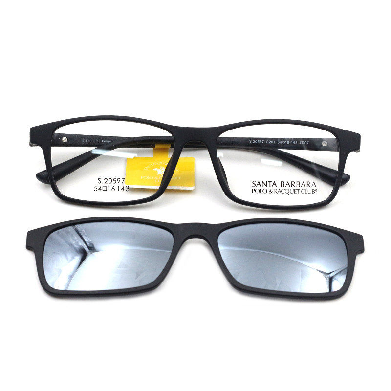 圣大保罗29026偏光近视太阳镜20598磁吸套镜20597男女眼镜架29025