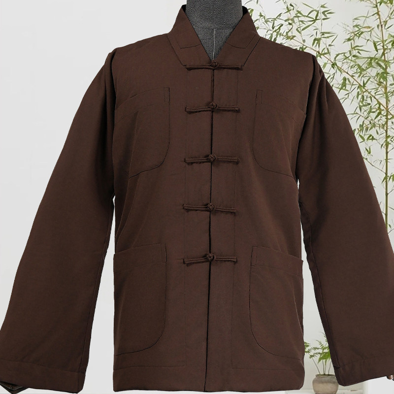 特卖僧服秋冬季加绒僧人保暖胜毛棉短褂出家师父和尚衣服男女上衣
