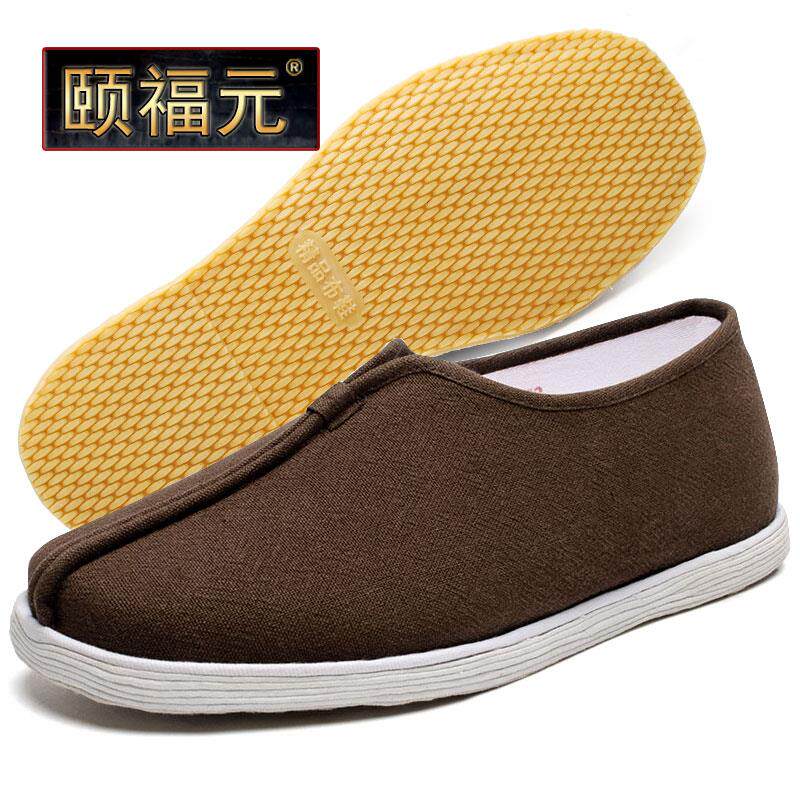 新款老北京布鞋男千层底手工老人鞋传统居士僧鞋女尼姑鞋休闲布底
