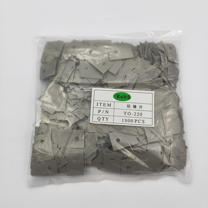 TO-220矽胶片绝缘导热硅胶垫片