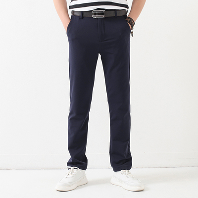 秋季男士高腰裤子长裤西装裤