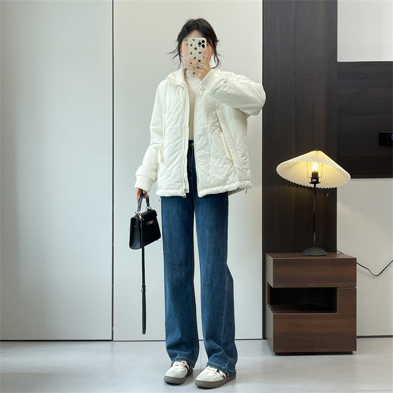 惠衣阁秋冬女立领棉衣短款棉袄韩版宽松休闲保暖棉服外套