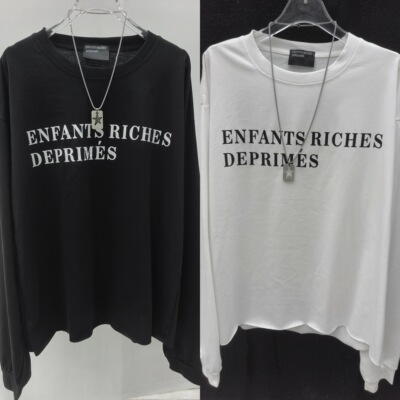 【现货】自主非ERD无破坏新款标语水洗宽松印花字母忧郁二代260g