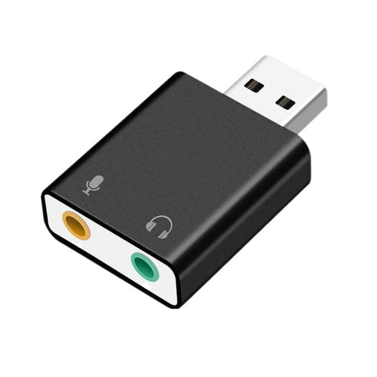 铝合金 USB7.1声卡电脑外置声卡 sound card直播录音K歌3D声卡_虎窝淘