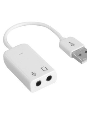 USB外置声卡usb转3.5电脑声卡