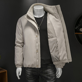 假模图新标90白鸭绒原创设计男士短款宽松羽绒服75338P360，男装羽绒服，电商D216-1