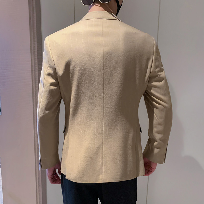 模特图男士休闲西装修身韩版西服单西外套F6923P165,男装西服,电商D216-1