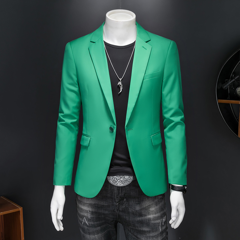 2024春季品质双开叉男士休闲纯色西装外套单西上衣DX701P120，男装西服，电商D216-1