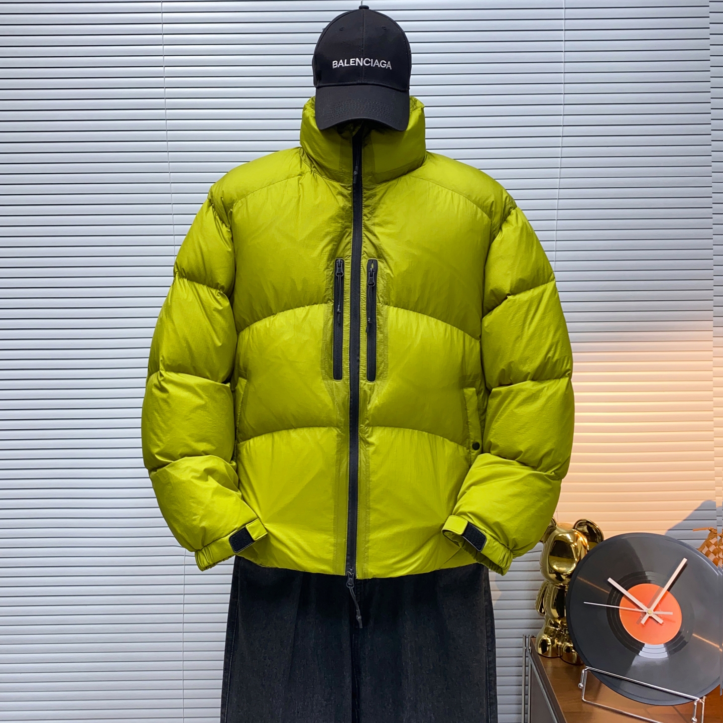 新标90白鸭绒原创设计男士短款宽松加厚羽绒服75350P350，男装羽绒服，电商D216-1