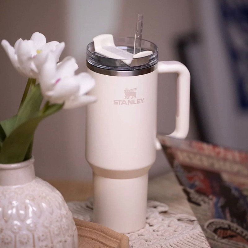 美国stanley史丹利 夏季长效保冷冰镇冷藏不锈钢车载保温吸管杯子