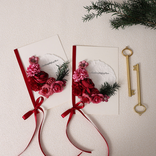 结婚誓言卡片高级新婚婚礼致辞本宣誓卡父母发言誓词本接亲手写书