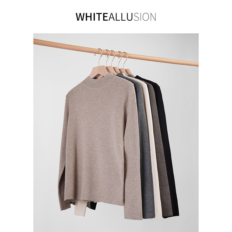 素典【裸感肌毛衣】韩定绵羊毛秋冬百搭新款亲肤柔软打底衫,女装/女士精品,毛针织衫,淘宝优惠券,粉丝福利购,淘宝优惠卷