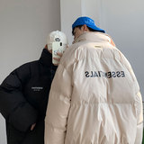 wassuphappy美式棉服外套男冬季加厚立领宽松面包服保暖黑色棉衣，男装棉衣，星座508（原C305）