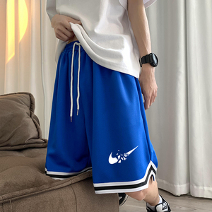 ！22夏季新款宽松大码港风斜√短裤篮球裤DK1903-P25控39图片