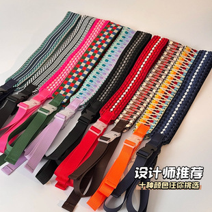 新款可调节小众设计编制环保款背包肩带百搭女士购物袋斜挎肩带背