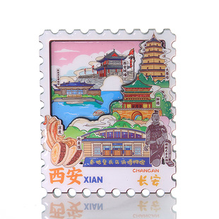 城市冰箱贴西安贵州贵阳山西忻州太原大同平遥晋祠桂林北海南宁