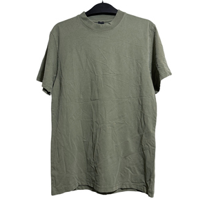 100%棉气流纺260克水洗纯色短袖 外贸男圆领纯棉小领口厚实t恤