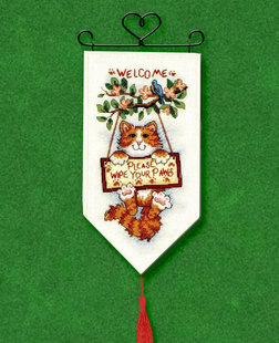 R线小小鱼门牌猫咪门挂MG6-29-102-111-114可爱动物十字绣套件