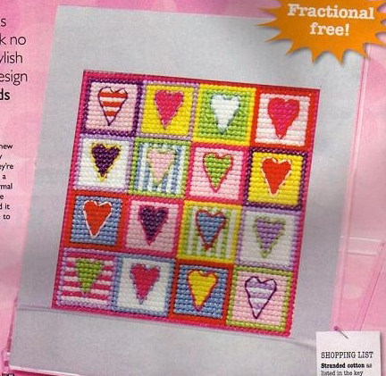 小小鱼cross183-6 卡通【心连心】简单爱精准印花印布十字绣套件