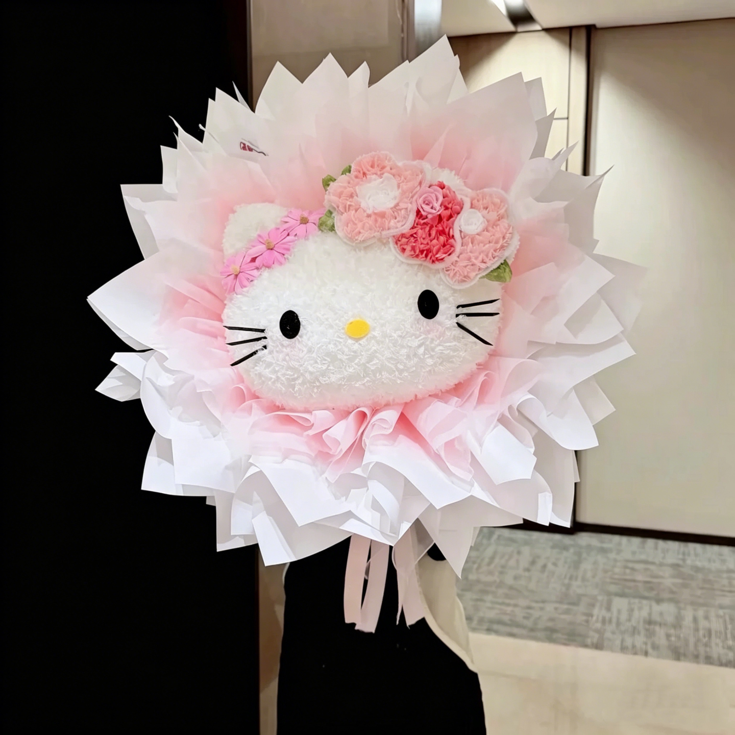 七夕告白永生花凯蒂猫花束礼物