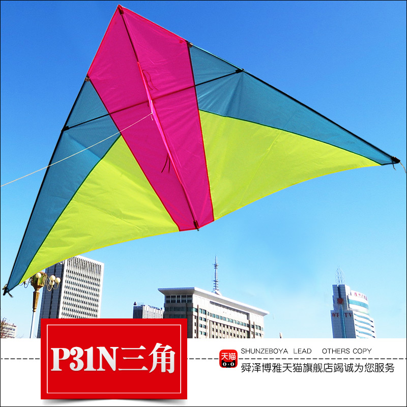 潍坊风筝P31N三角大型成人