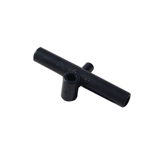 2.4米树脂杆专用潍坊特技风筝配件鸭嘴3T直三通7mm斜三通黑色四通