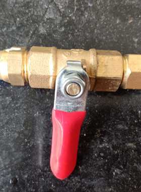 快关快开直接插管阀4/6/8/12/14/16MM手阀水气油插配件全铜热款