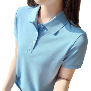 纯棉工作服定制polo衫印logo短袖 团体文化衫翻领T恤工衣订制夏季