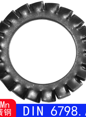 DIN6798.A 外锯齿锁紧垫圈（65Mn）