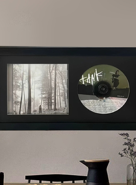 CD展示盒收纳相框挂墙摆件光盘音乐专辑明星唱片创意礼物