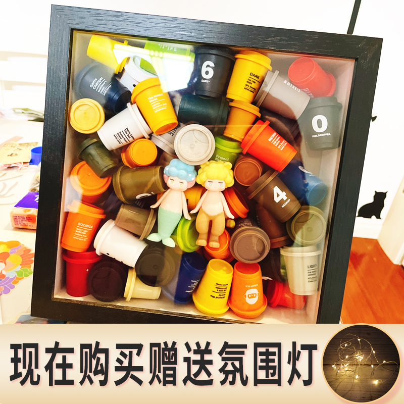 盲盒手办diy展示框5cm中空手工