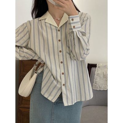 设计感小众内搭长袖别致衬衣