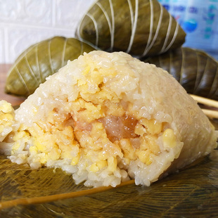 广西特产新鲜现包横县灵山粽子糯米咸香粽早餐大肉粽绿豆五花肉粽
