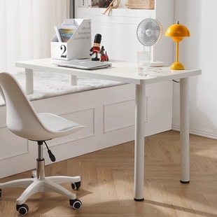 实木可移动飘窗桌子书桌长短腿电脑台式 桌卧室阳台学生家用学习桌