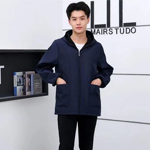 秋冬加绒加厚短款罩衣防水防油耐脏工作服男女干活外套衣厨房围裙