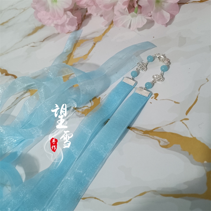 飘带雪纺百搭头饰仙气
