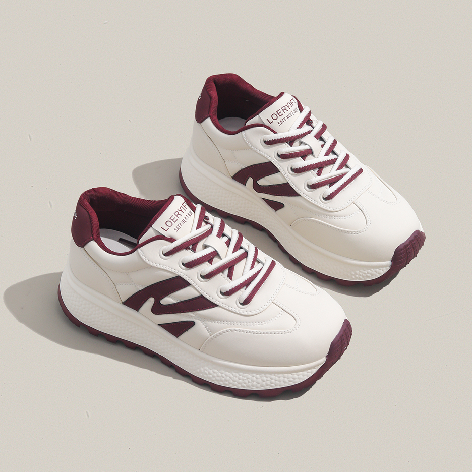 周周推荐~网红德训鞋女2025新款厚底舒适百搭轻便休闲阿甘运动鞋