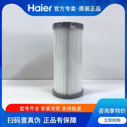 海尔净水器滤芯25-G中央前置家用祛除余氯过滤大白瓶滤芯hwp10/JR - 封面