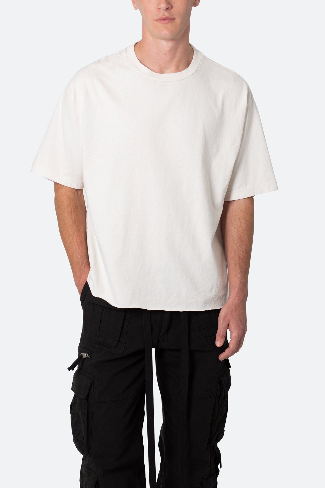 mnml短袖boxy复古纯棉T恤